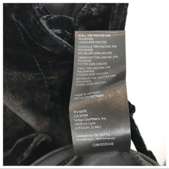 new FREE PEOPLE Forever 90’s plush velvet VISCOSE jumpsuit overalls 294NTM - Picture 6 of 7